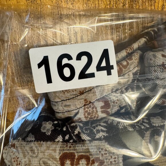 RM Eichards Tiered Midi Skirt Womens Size 16W Ruffled Floral Pull On Stretch Vtg - Picture 8 of 8